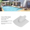 Adattatore Piastra Aspirante PP Efficiente Compatto Connettore Accessori Pulizia Piscina per Onde Estive