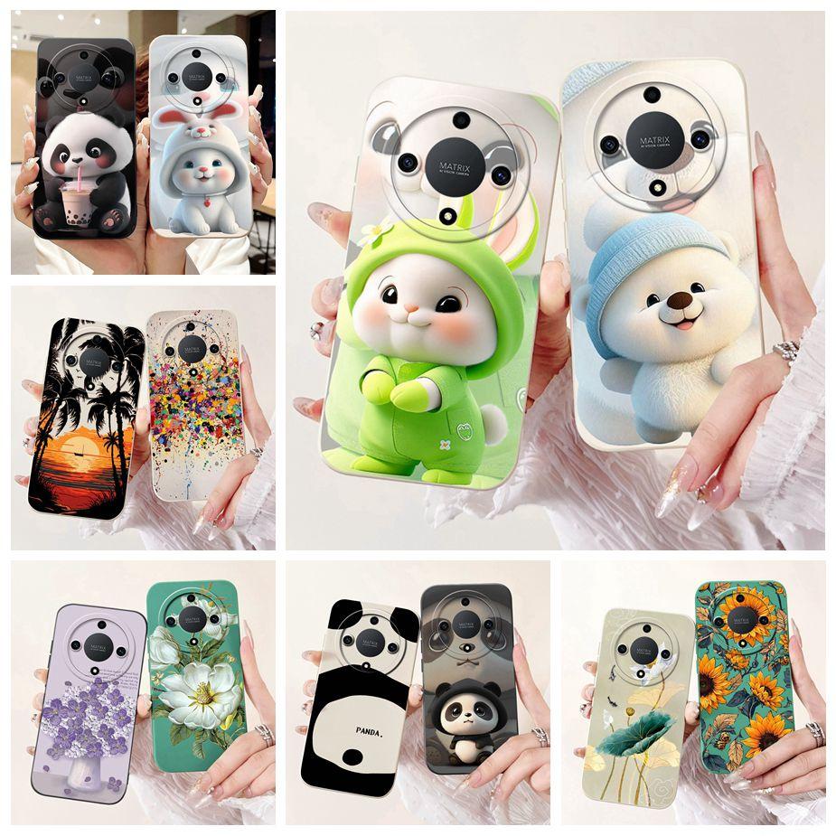 Für Honor Magic 5 Lite Hülle Honor X9A RMO-NX1 Niedliche Cartoon Bemalte Abdeckung Weiche TPU Handyhülle Für Honor Magic5 Lite HonorX9a Taschen
