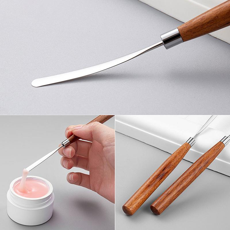 1Pc Nail Art Stirring Rod Stainless Steel Acrylic Powder Liquid Uv Gel Stirring Tool Spatula Pin Nail Accessories Tools