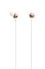 Panasonic RP-HJE260-N Elegant Gold Canal Earphones, DTS HeadphoneX Compatible, 9mm Driver, No Mic