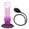 Inflatable Pikachu Suction Cup Dildo with Knot Design for All Genders