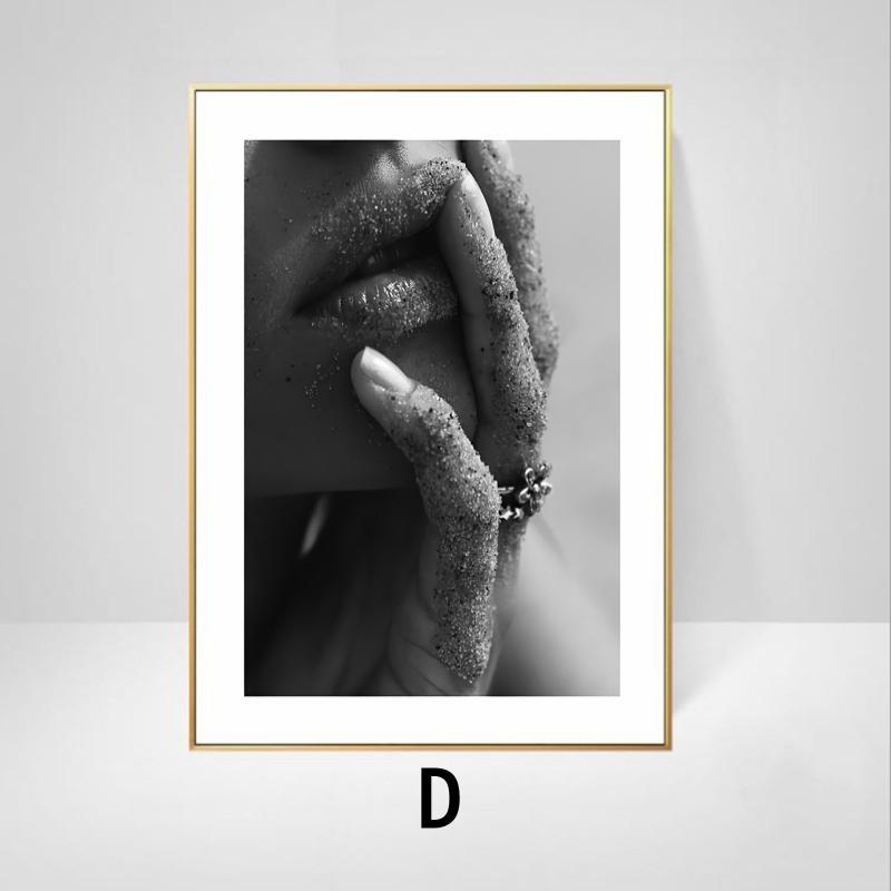 Black and White Wall Art Poster Landscape Architecture Figure Canvas Painting Nordic Living Room Home Decoration Picture Print