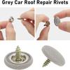 10/30pcs Car Interior Roof Fixing Buckles Screw Set Headliner Cloth Fabric Rivets Retainer Buckle Fastener Auto Accessories