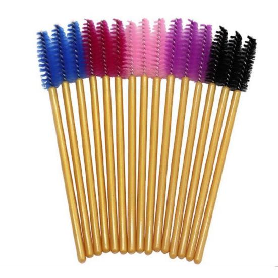 50Pcs Disposable Mascara Wands Eyelash Makeup Tool Portable Brushes Applicator
