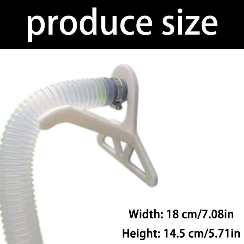 Above Ground Pool Hose Guide Hook, Side Mount Support Frame for Hose Routing and Side Area Placement During Use