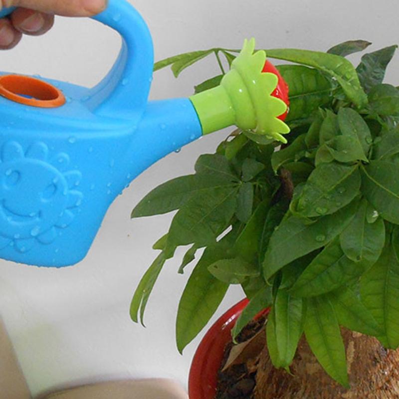 Kids Summer Beach Toys Cute Flower Shape Baby Watering Can Seaside Kids for Play Water Games Tool Kids Outing Supplies