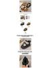 Four Seasons Girls' Velvet Snow Boots with Fur Ball Bows and Non-slip Sole.