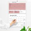 2026 Wall Calendar, Habit Tracker Calendar, Wall Calendar with Stickers, ADHD Cleaning Planner, 18 Monthly Calendar, Monthly Habit Tracking Planner,