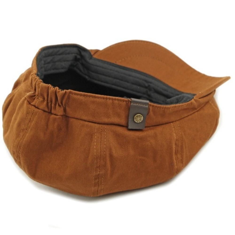 Lightweight Men Painter Hat Solid Color Octagonal Hat Casual Newsboy Cap Women