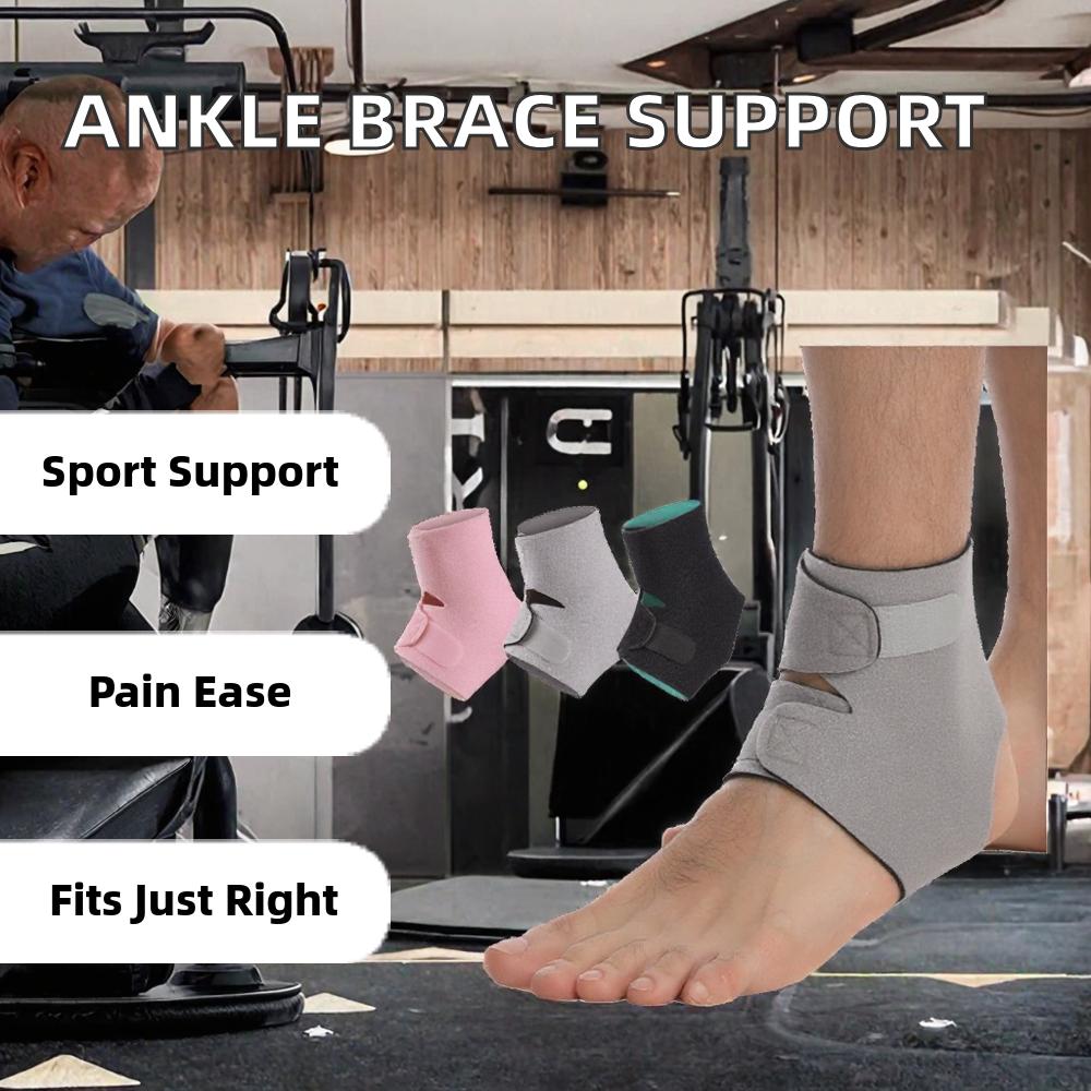 Neoprene Breathable Ankle Strap Brace Hook Loop Closure for Winter Sports Injury Prevention Adult Wearable Shoes Stabilizer