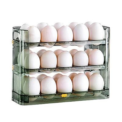 Egg- Storage Container, Egg- Rack Plastic Storage Box Container Organizer Fridge Box For Home Space Saver-