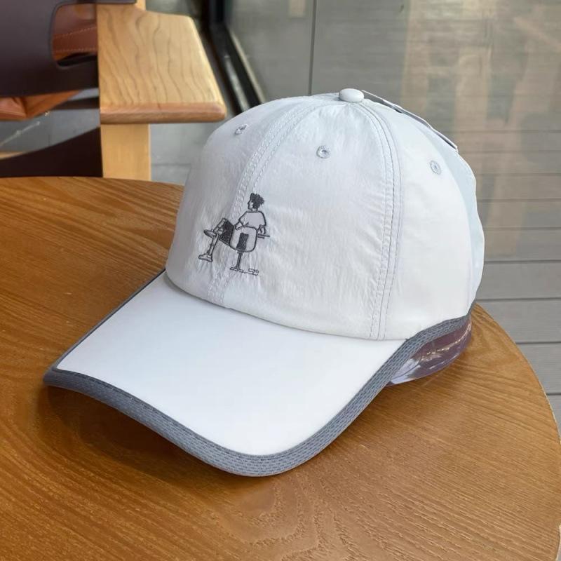 Summer Women'S Quick-Drying Baseball Cap Embroidered Thin Sunshade And Sun Protection Peaked Cap Outdoor Sports Men'S Sun Hat