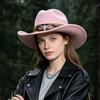 Bull Skull Fedora Hat Dress Up Topper Hat Vintage Western Cowboy Hat  Stage Performance