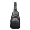Men's Chest Bag Genuine Leather Crossbody Large Capacity Top Layer Cowhide Fashionable Sports Single Shoulder