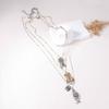 ZA cross-border personalized trend animal insect alloy beetle cicada fish pendant multi-layer necklace high-end versatile model