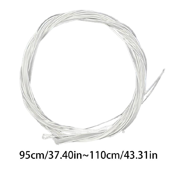 6Pcs Classical Guitar Strings Nylon Guitar String Wound Silver Color Plated