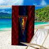 Pogon Emblem Design Microfiber Beach Towel, Lightweight And Quick-Dry, for Summer Travel, Beach Essential, Swimming Pool Outdoor