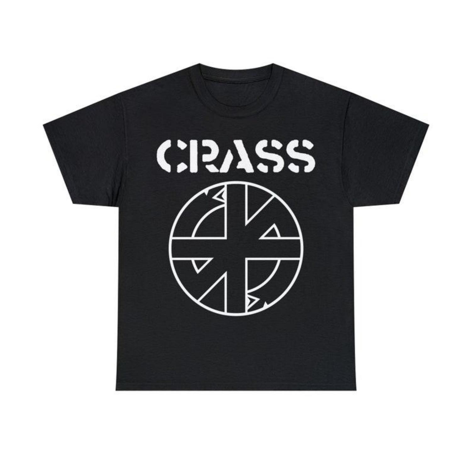 

230 г/м² 100% хлопок Crass футболка Anarcho Punk Mdc Subhumans Amebix Flux Of Pink Indians Poison Girls Conflict Gbh унисекс плотная хлопковая футболка S чёрный