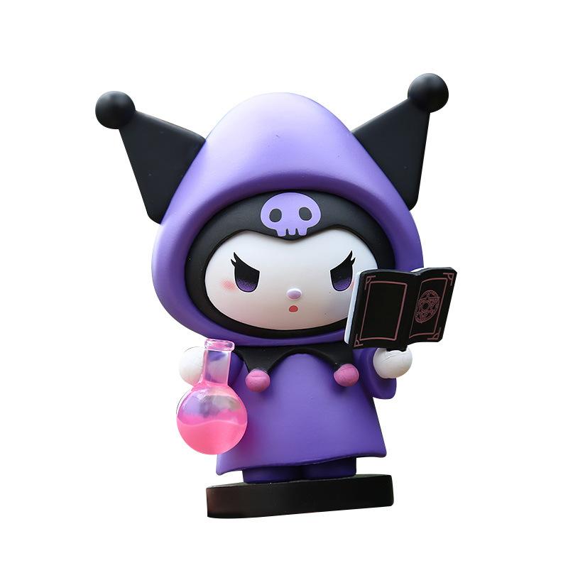 Styles Cute Kuromi Doll Figurine Model Toys Desktop Decoration Birthday Present 6 Entertaining Play Safe Kid Friendly Fun