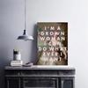 Modern Feminist Wall Art Poster I Can Do Whatever I Want Prints Marie Antoinette Funny Art Canvas Painting Bedroom Art Decor