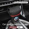 SHEJ3 Car Manual Gear Shift Knob Leather Cover Scratch-Resistant Sleeve For BMW E36 E39 E87 E60 E46 E53 E90 F10 F20 F25 F30 X3 X5