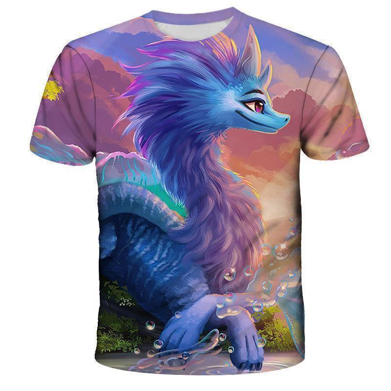 Cartoon Animation Surveillance Man Toilet Man TV Man Funny Cartoon Series 3D Printing Casual Loose Children's Clothing T-Shirt