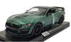 Maisto 2020 Mustang Shelby GT500 Metallic Green 1/18 Scale Model Special Edition with Display Base and Microfiber Cloth