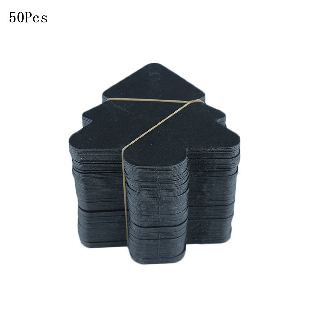 Kraft Cards Labels Paper Cards Gift Tags Christmas Tree Shape Hang Tag Christmas Party Decoration