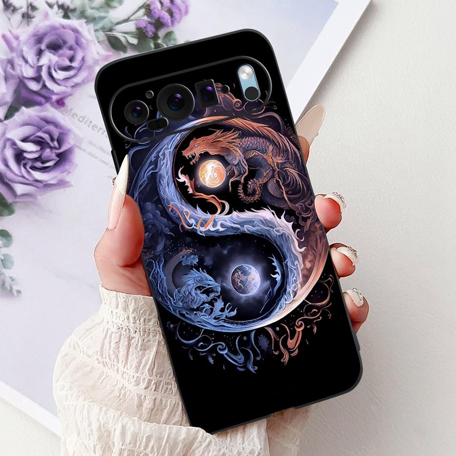 Custodia per Google Pixel 9 Pro Custodia Pixel9A Fiori Colorati Cover Dipinta Custodia Morbida in Silicone per Telefono per Google Pixel 9A Pixel9 Pro Guscio