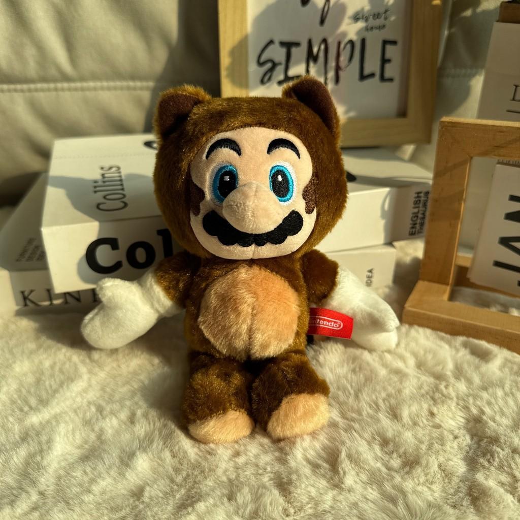 

Super Mario Bros Plush Toy Set With Short Plush Material For Kids And Collectors BrownRaccoonMario