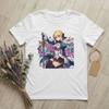 Fate Stay Night Arthur Pendragon Saber Class Tshirt Unisexs Cotton Clothing Vintage Oneck Short Sleeve