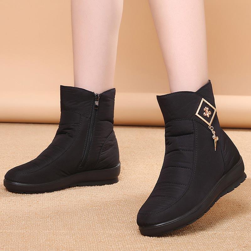Warm Women Ankle Boots Waterproof Women Snow Boots Short Plush Shoes Winter Boots Women Short Boots Shoe Female Winter Footwear