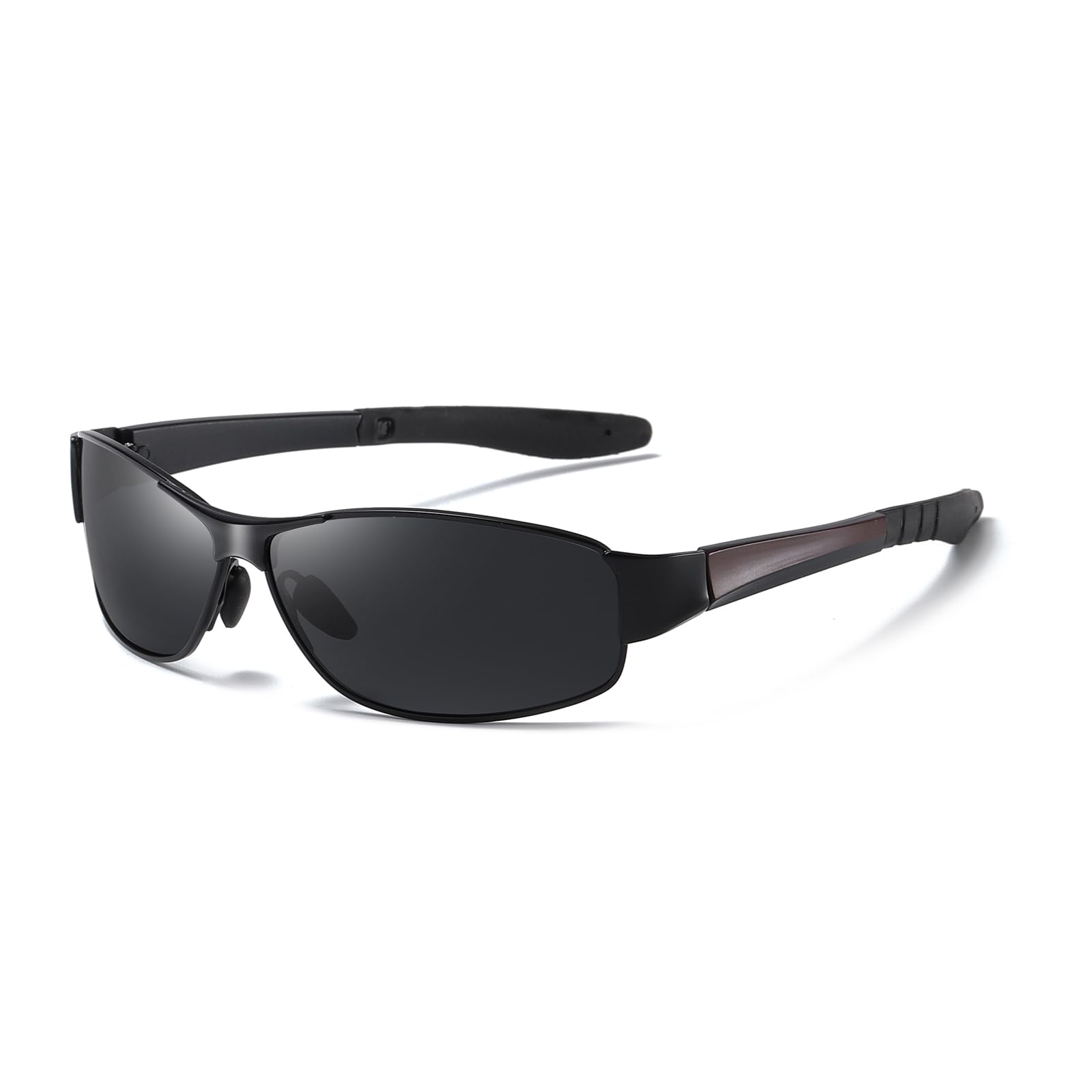 

Feisedy Sports Polarized for Night Night UV400 B1116 Sunglasses, Lenses, Yellow, Driving, Driving, Fishing, Protection, Polarized, Men s, чорний