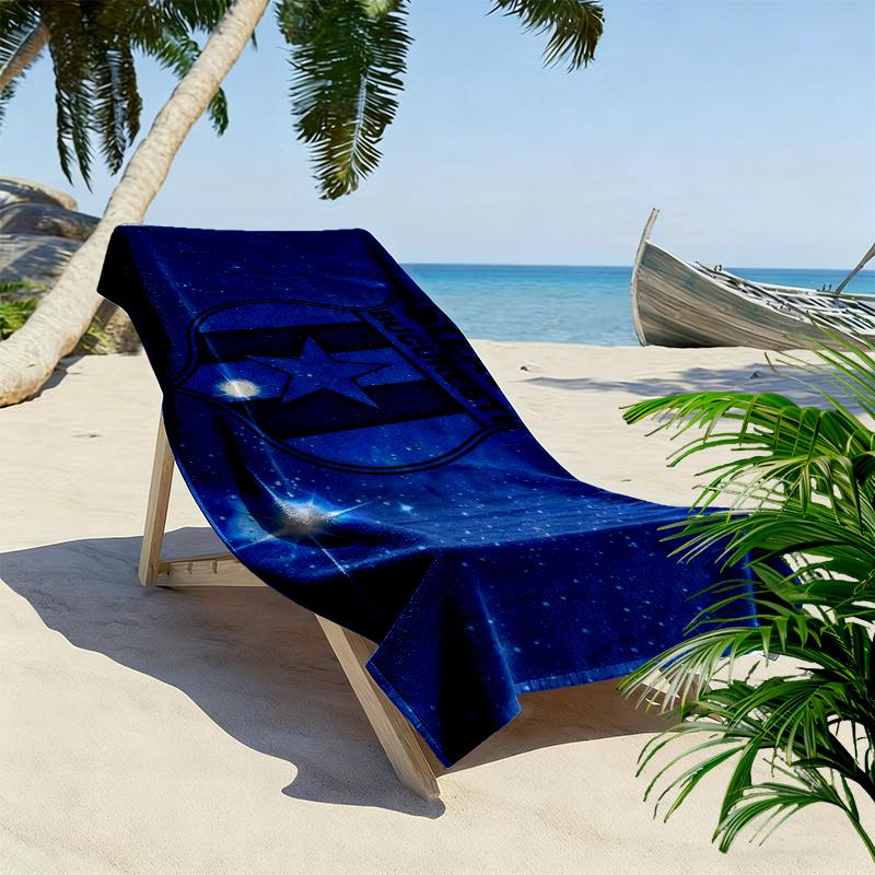 Steaua Bucuresti Print Beach Towel, Large Soft Quick Dry Towel for Beach Camping Swimming