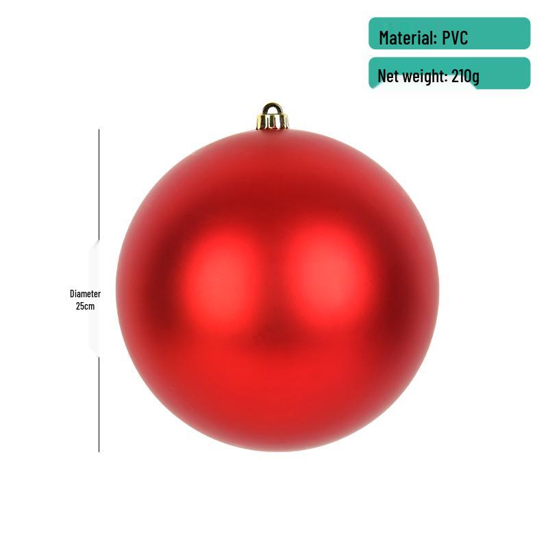 6-30cm Christmas Ornaments: Shiny, Matte & Glitter Balls In Gold, Silver, Red & Green - Plastic Tree Decorations