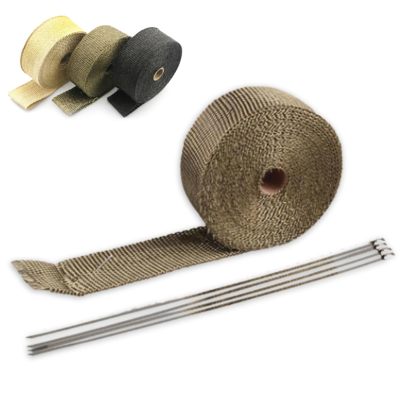 

Neutral Zenith Muffler Vantage, Motorcycle, High Heat Resistant, Exhaust Tape, Fiberglass, Fiber, Heat Resistant