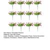 12 Pcs Artificial Pansy Flowers Outdoor UV Resistant Faux Silk Flowers Colorful Faux Pansies for Planter Window Box Front Porch Yard Patio Decor