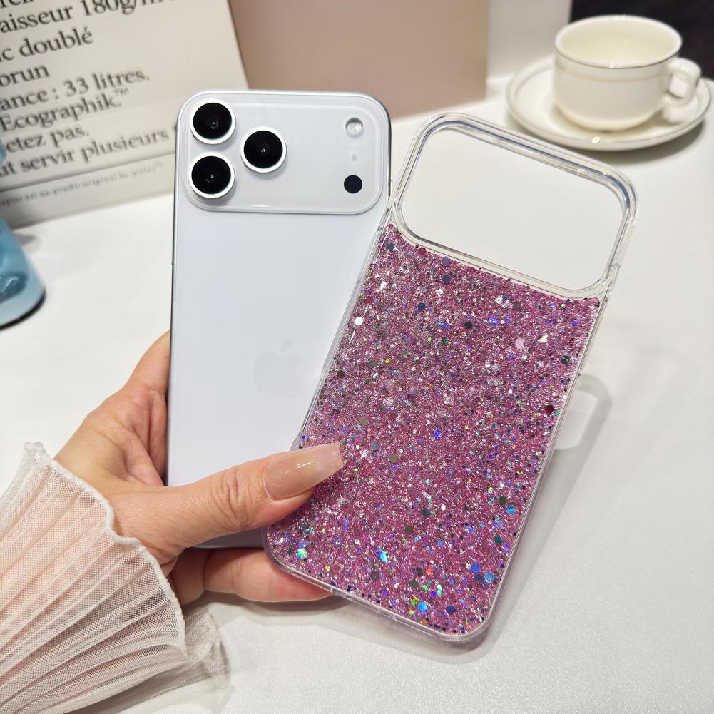 Sequin Glitter Case For iPhone 17 Pro Max 17 Pro Air 17e 16e 16 Pro 15 + 14 13 12 11 X XR Bling Glitter Sparkle Protective Cover