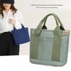 Japanese-Style Mille-Feuille Large Capacity Canvas Tote Bag