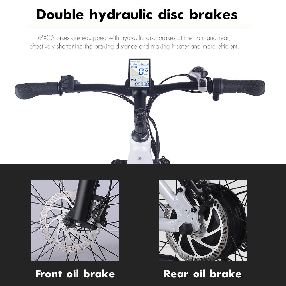 Shengmilo MX06 26" Electric Off-Road Bike 500W Motor 48V 17.5Ah Battery