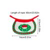 ChristmasPet Costume Set - Dog Santa & Christmas Tree Hat With Bib, Festive Holiday Outfit For Small Animal
