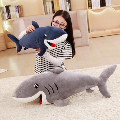 Cute Shark Doll Plush Toy Great White Shark Dolphin Whale Throw Pillow Cushion Doll Ragdoll Birthday Gift