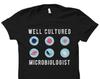 Microbiologist Gift. Microbiologist Shirt. Future Microbiologist Gift. Microbiology Teacher Gift. Microbiology Shirt. Well Cultured #OS2111