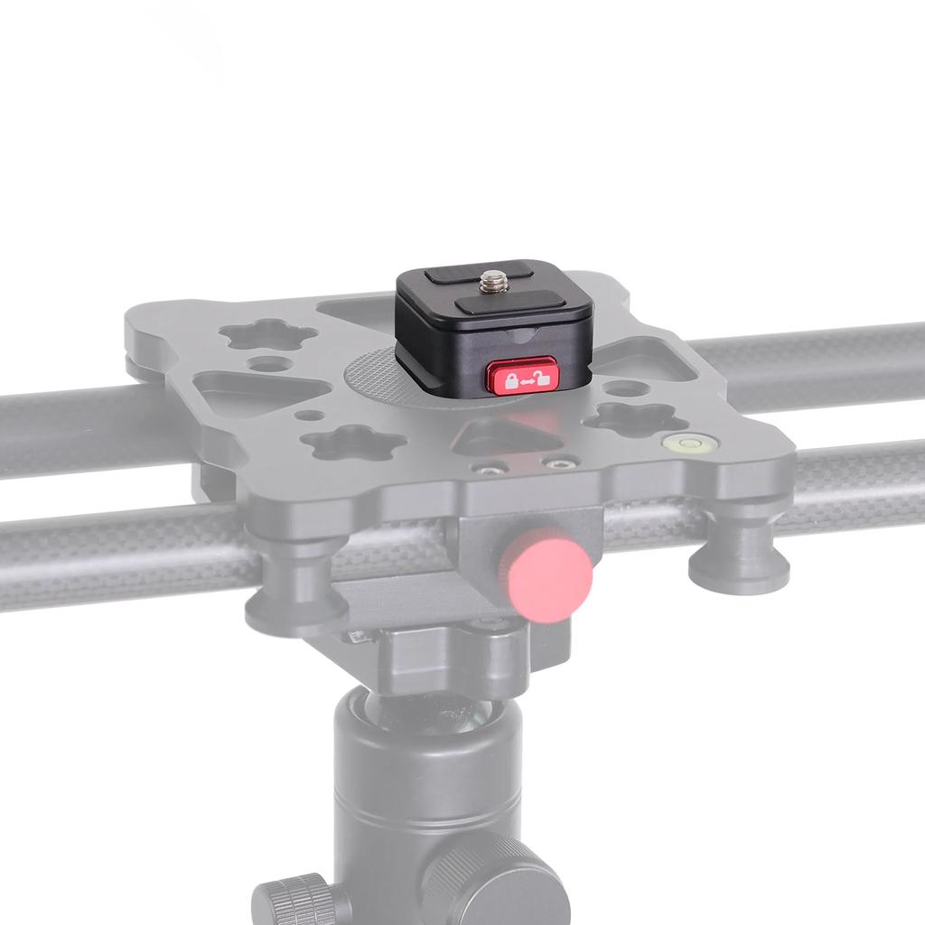 Quick Release Plate Tripod QR Plate Camera Mount Adapter Quick Setup Aluminum Alloy with 1 4 Inch Screw for DSLR