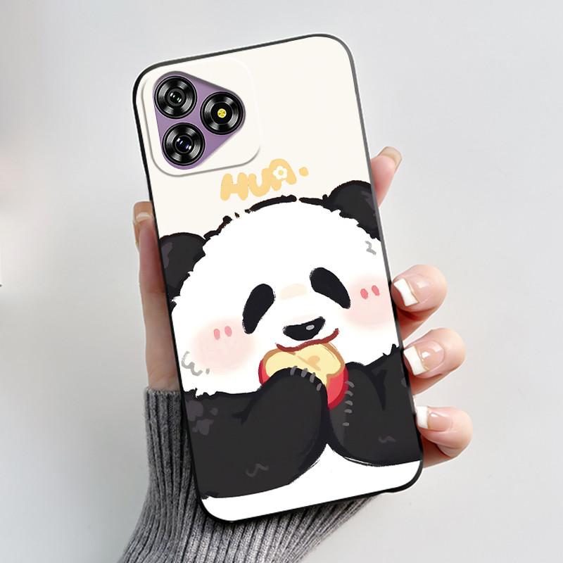 For Oukitel C53 Case Luxury Cute Love Rabbit Funny Black TPU Soft Silicone Protective Phone Case For OukitelC53 C 53 Back Cover