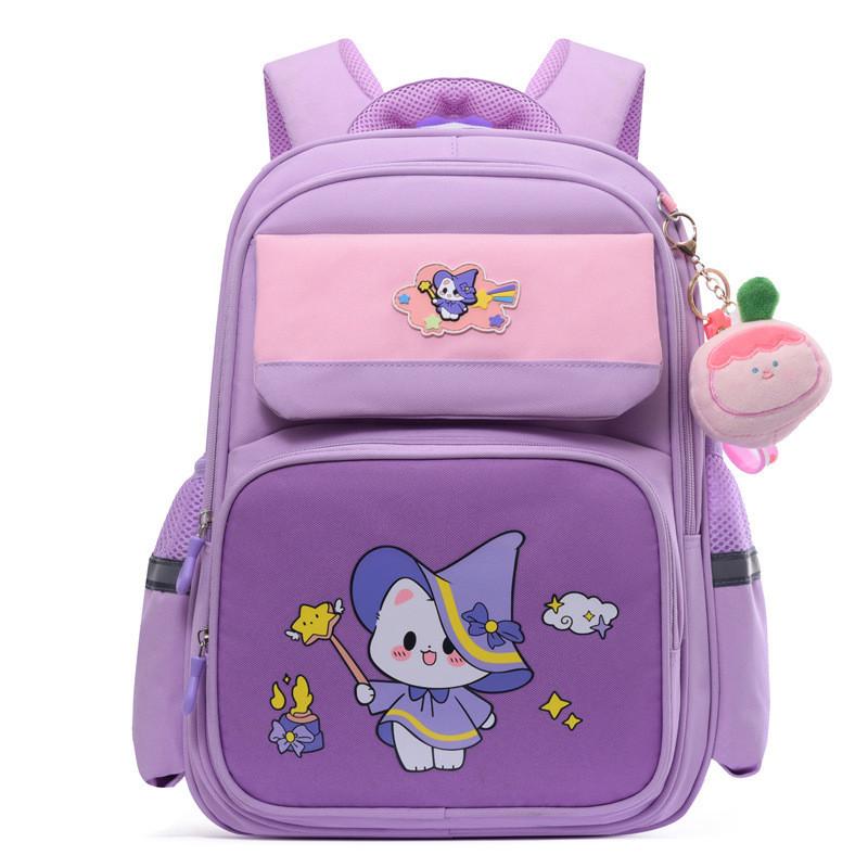 Fun Cartoon Design School Backpack For Kids Oxford Fabric Lightweight