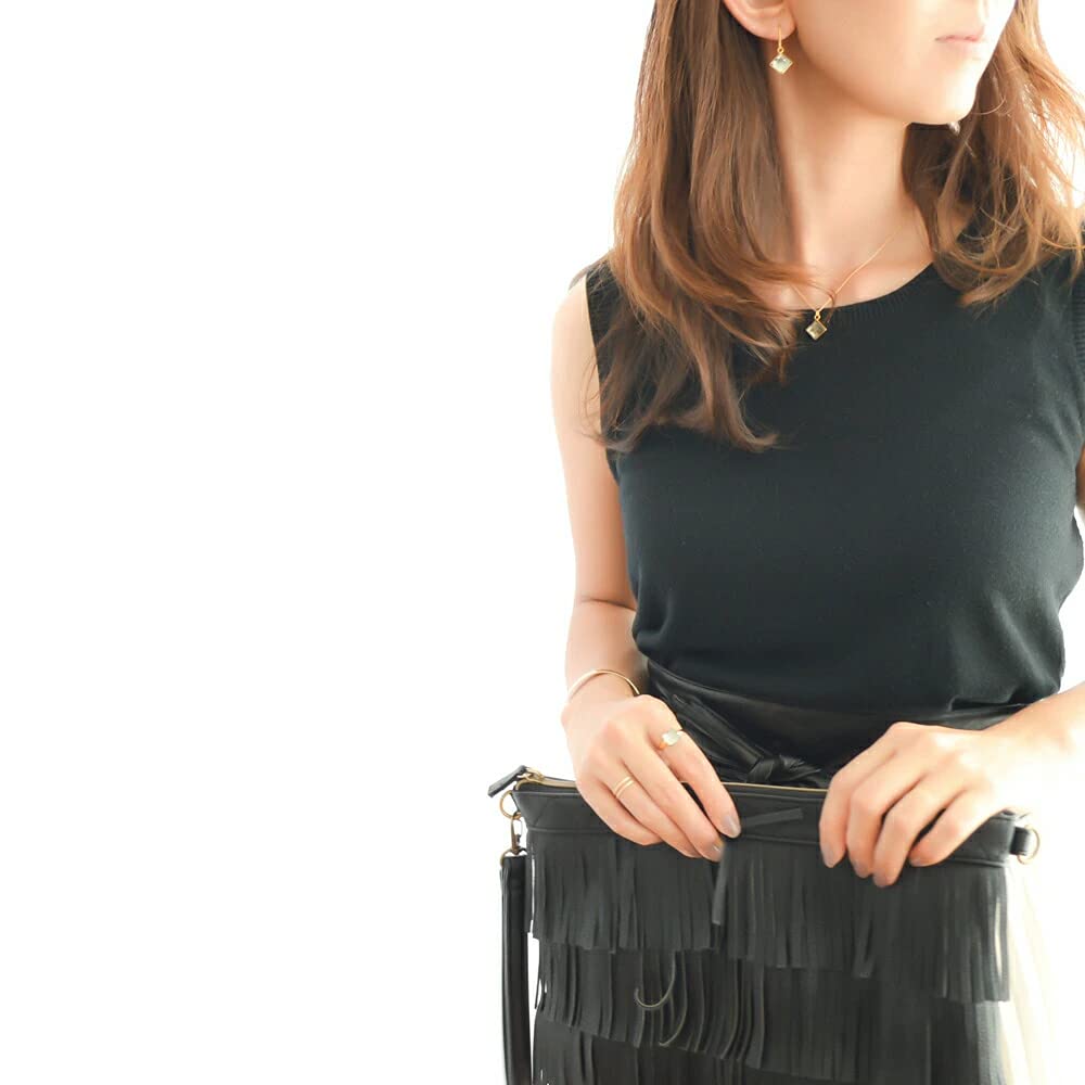 [Naot Jewelry] Women's Crystal Earrings [Gift Box Included] Gold Crystal Pierce