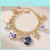 Summer Beach Shell Charm Bracelet With Zinc Alloy Pendant For Womens Casual Wear