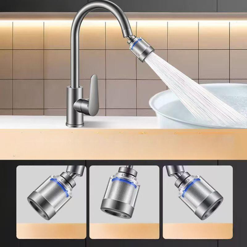 Kitchen Faucet Filter Nozzle, Home Tap Water Purifier, Extendable, Anti-Splash, Rotatable Water Purifier
