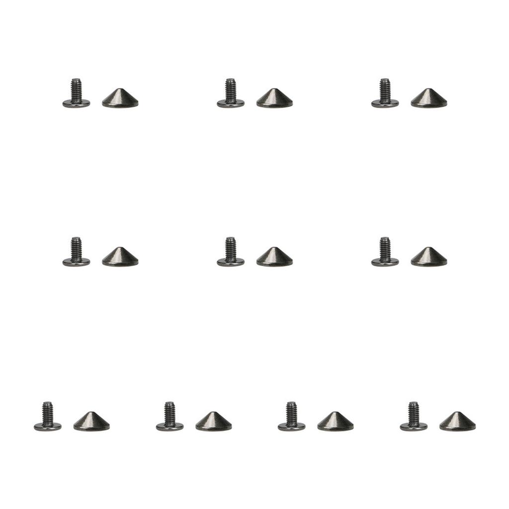10 Set Țepi Aliaj Stil Gotic Ornamente Nituri Aliaj Țepi Conici pentru Genți Pantofi și Alte Proiecte Craft